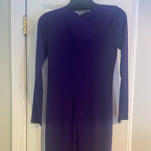 TAHARI DRESS SIZE SMALL DEEP PLUM